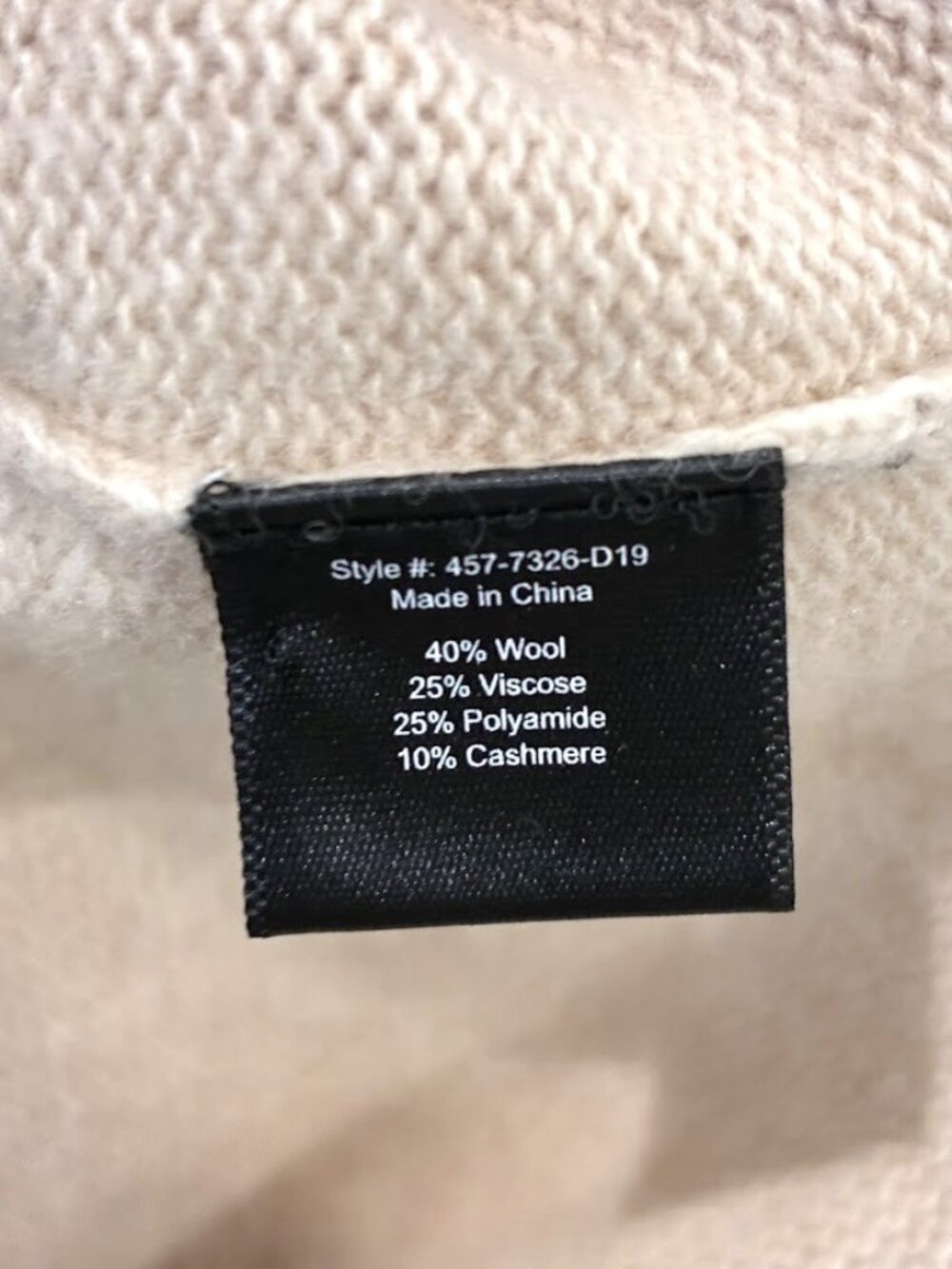 Jenni Kayne Everyday Sweater Small S Oatmeal Beige Wool Cashmere Crewneck - Picture 6 of 7
